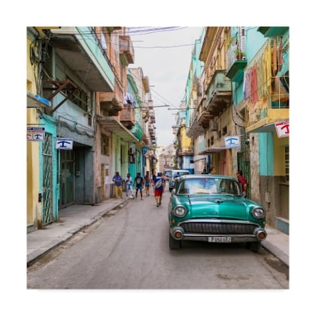 Philippe Hugonnard 'Havana Centro 3' Canvas Art,35x35